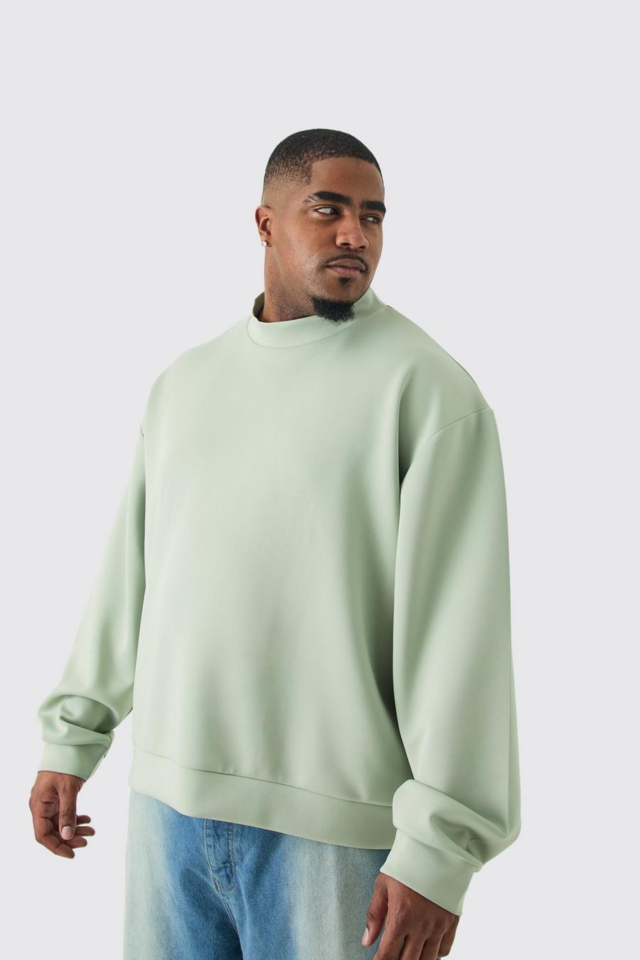 Sage Plus Oversized sweatshirt i scuba