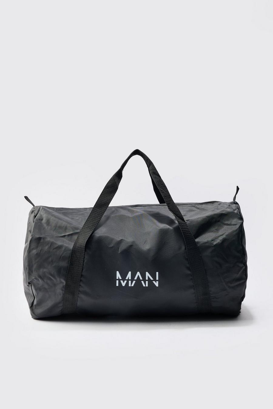 Black Man Active Gym Barrel Bag