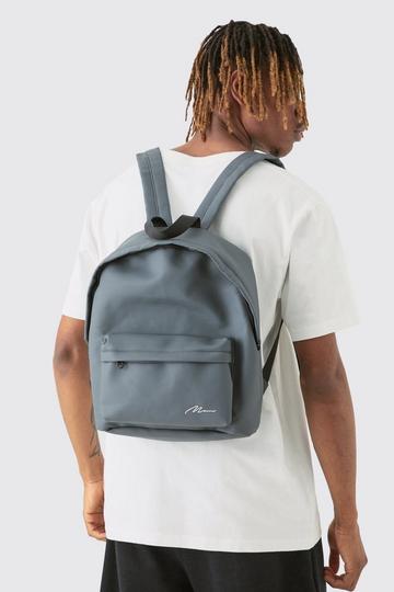 Man Dash Basic Rucksack In Charcoal charcoal