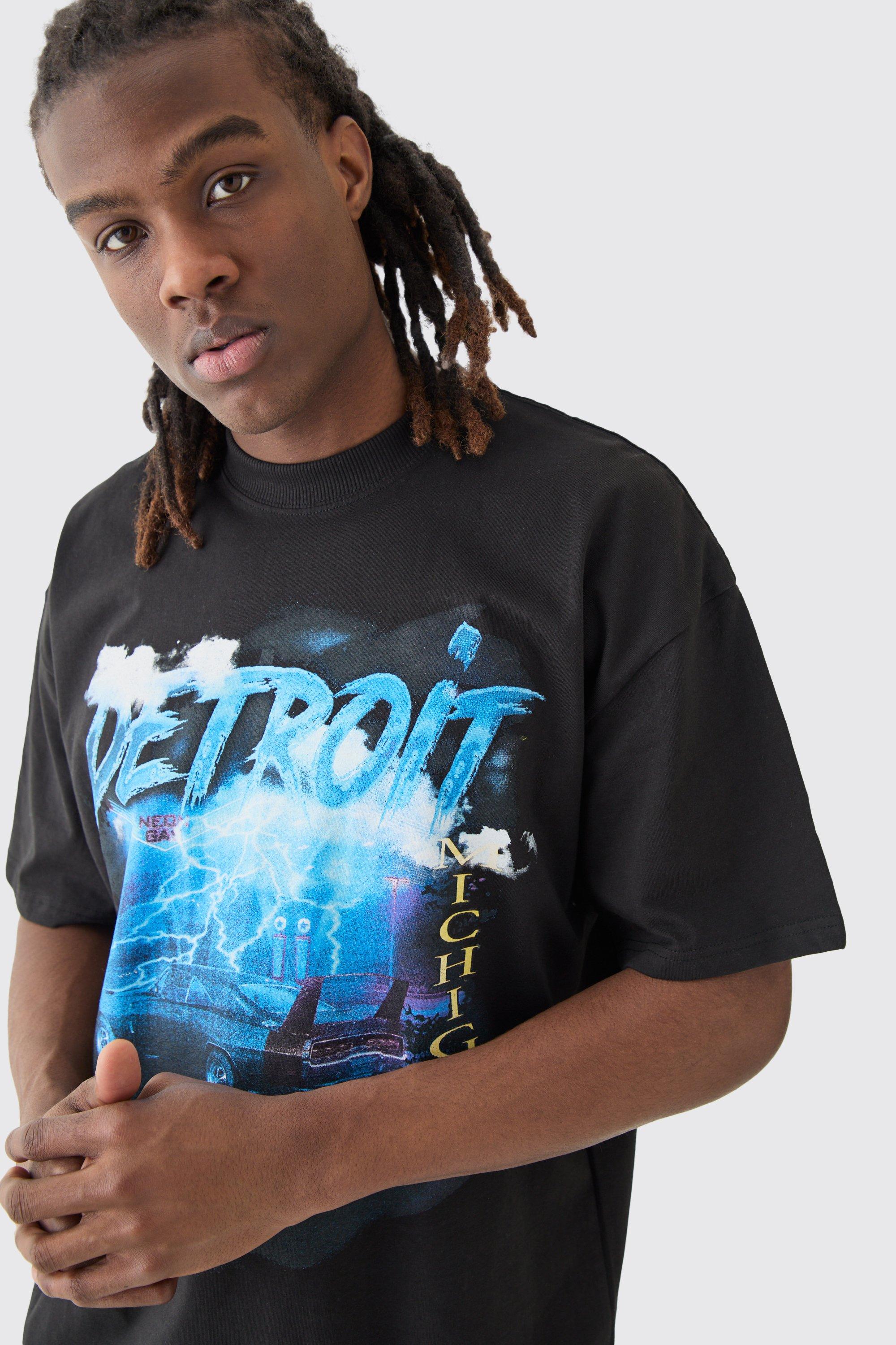 Oversized Car Graphic T-shirt