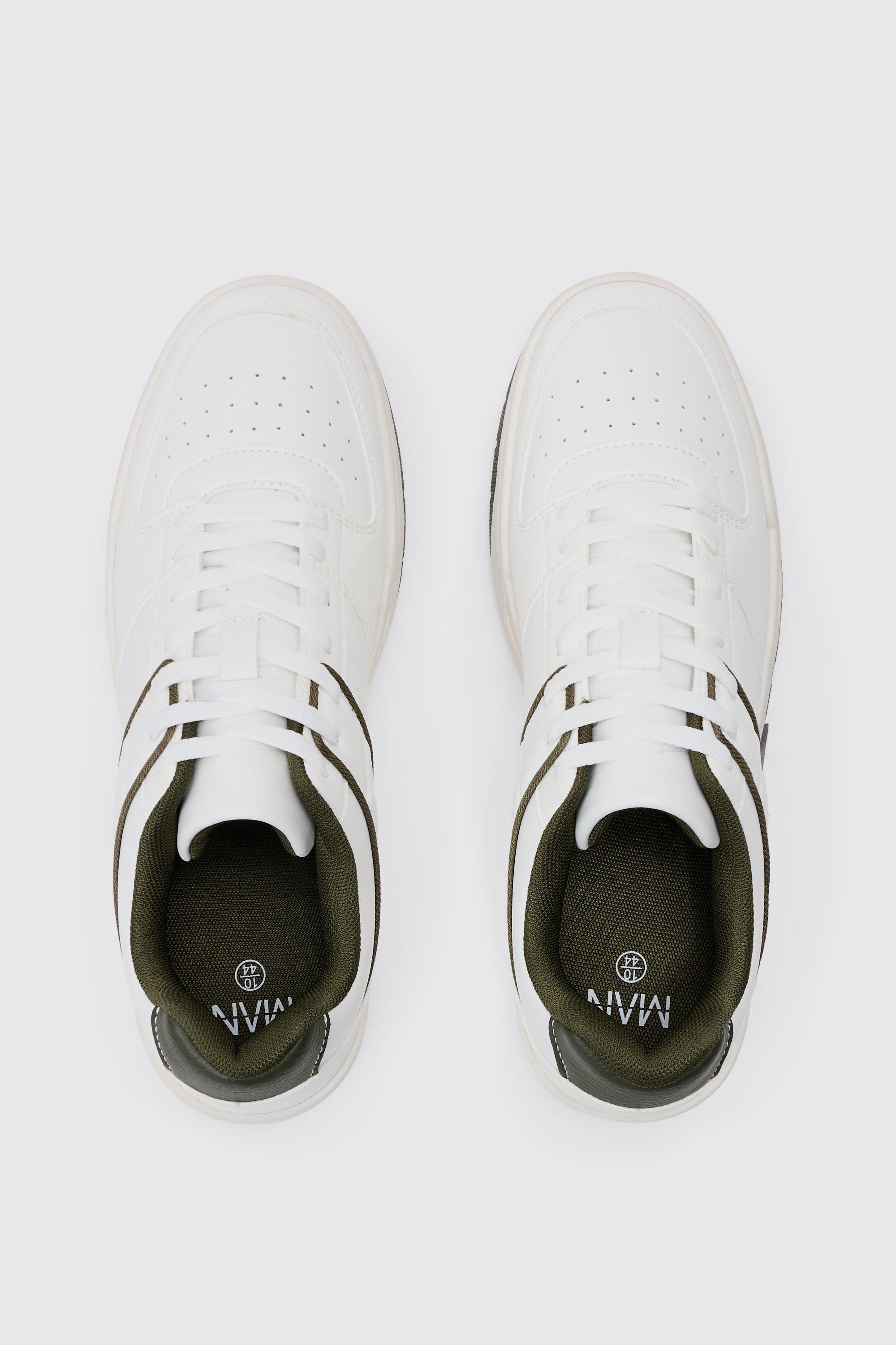 White chunky trainer boots hotsell