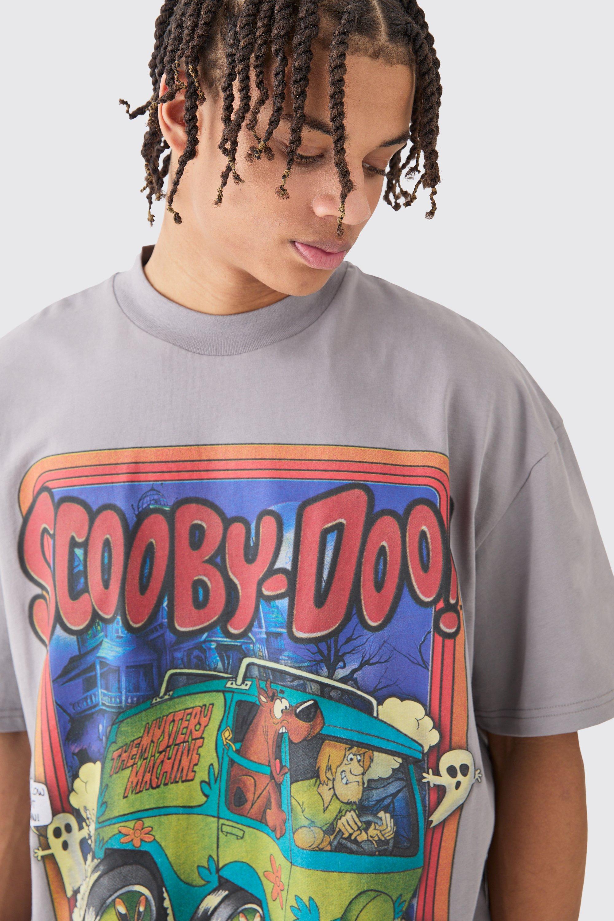 Oversized Scooby Doo Large Scale License T-shirt | boohoo