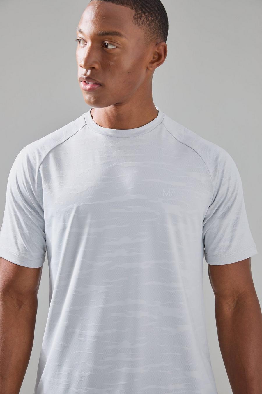 Grey Man Active Camo Mesh Raglan T-shirt image number 1