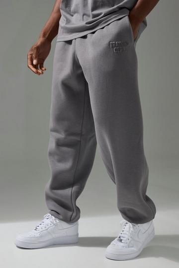 Man Active Training Dept Oversized Embossed Jogger charcoal