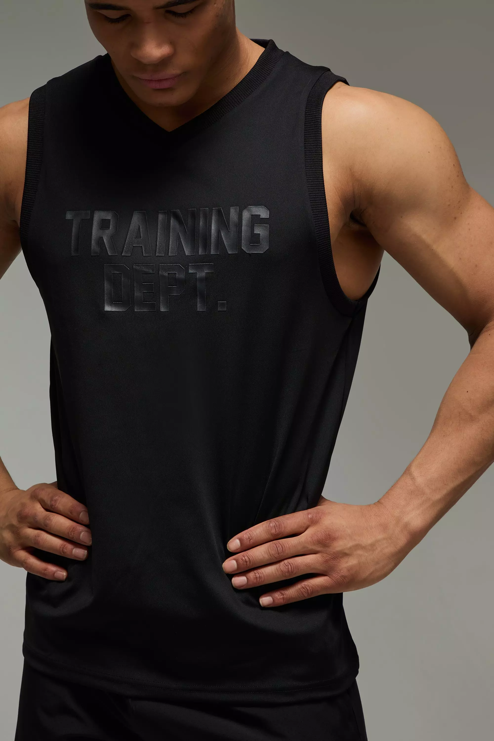 Black Active Training Dept Basketball Vest alternative image