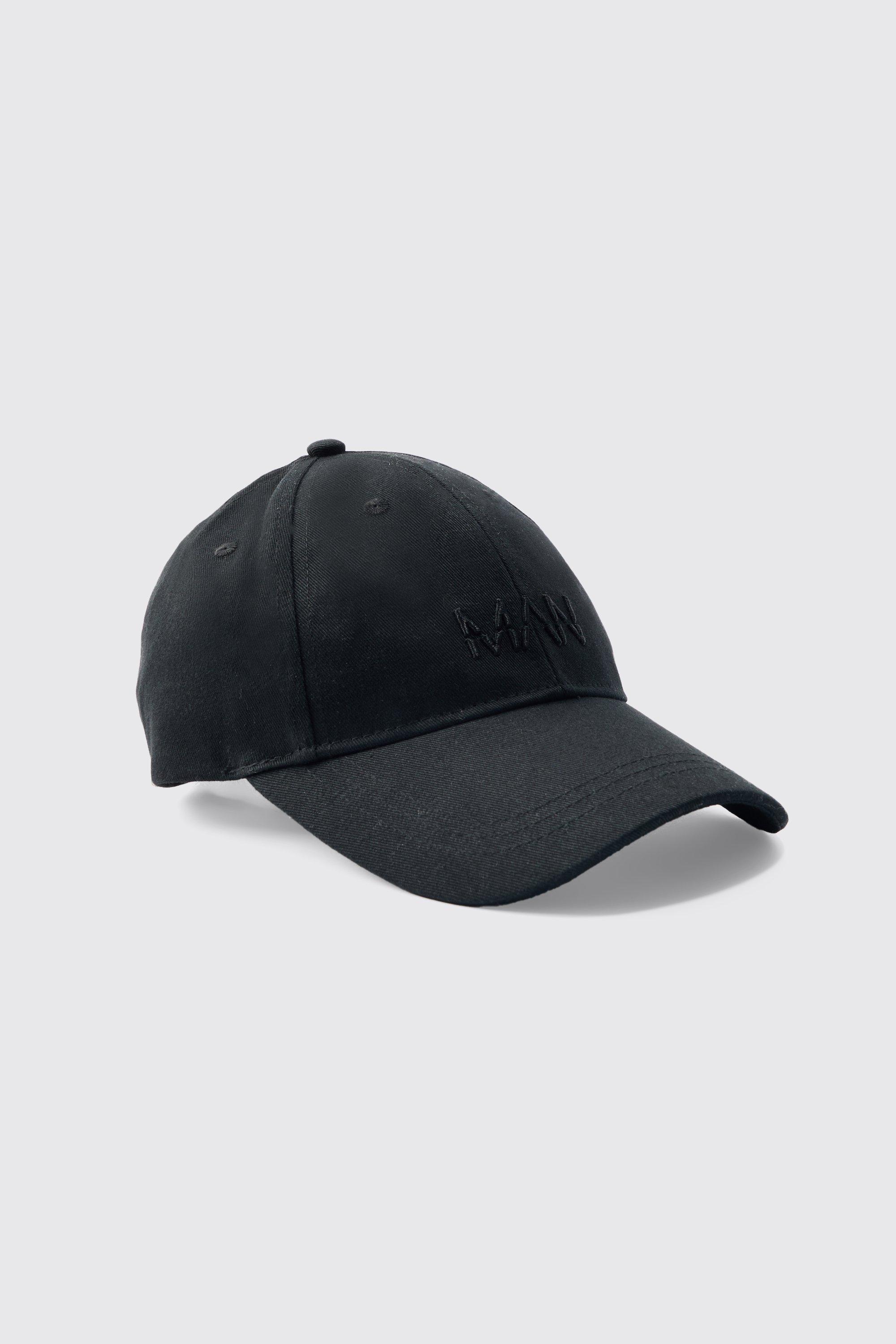 Man Dash Basic Baseball Cap In Black