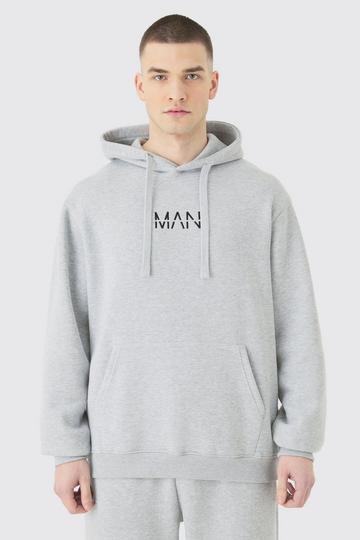 Tall Basic Man Dash Hoodie In Grijze Mergel grey marl