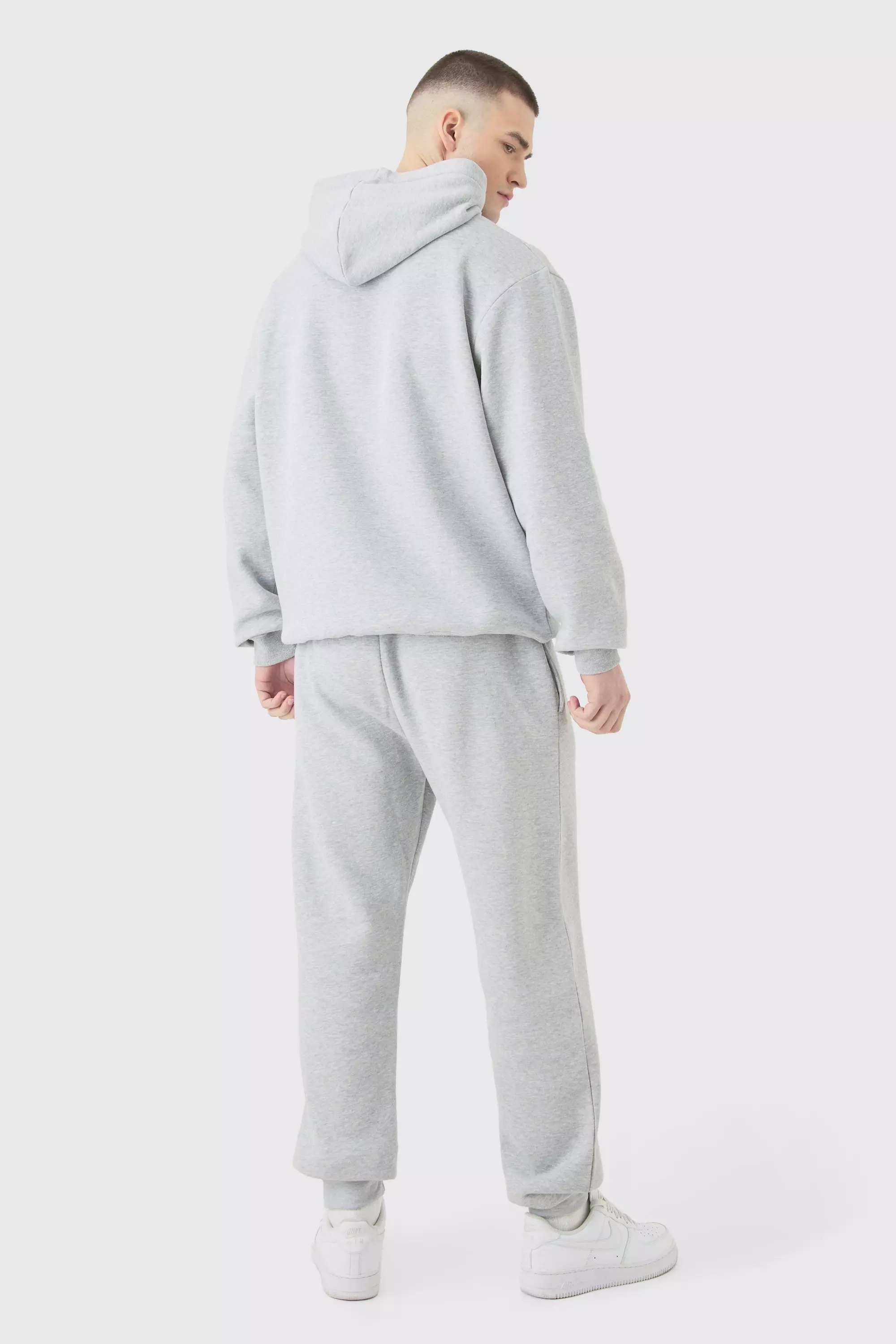 Tall Basic Man Dash Hoodie In Grey Marl alternative image