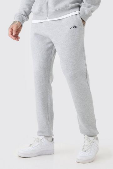 Tall Man Signature Slim Fit Joggingbroek In Grijze Mergel grey marl