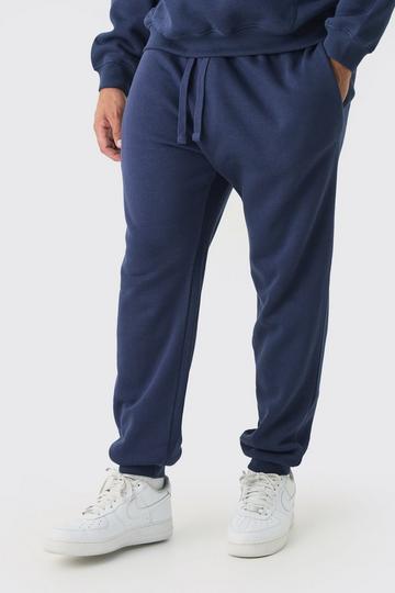 Plus Basic Marineblauwe Joggingbroek navy