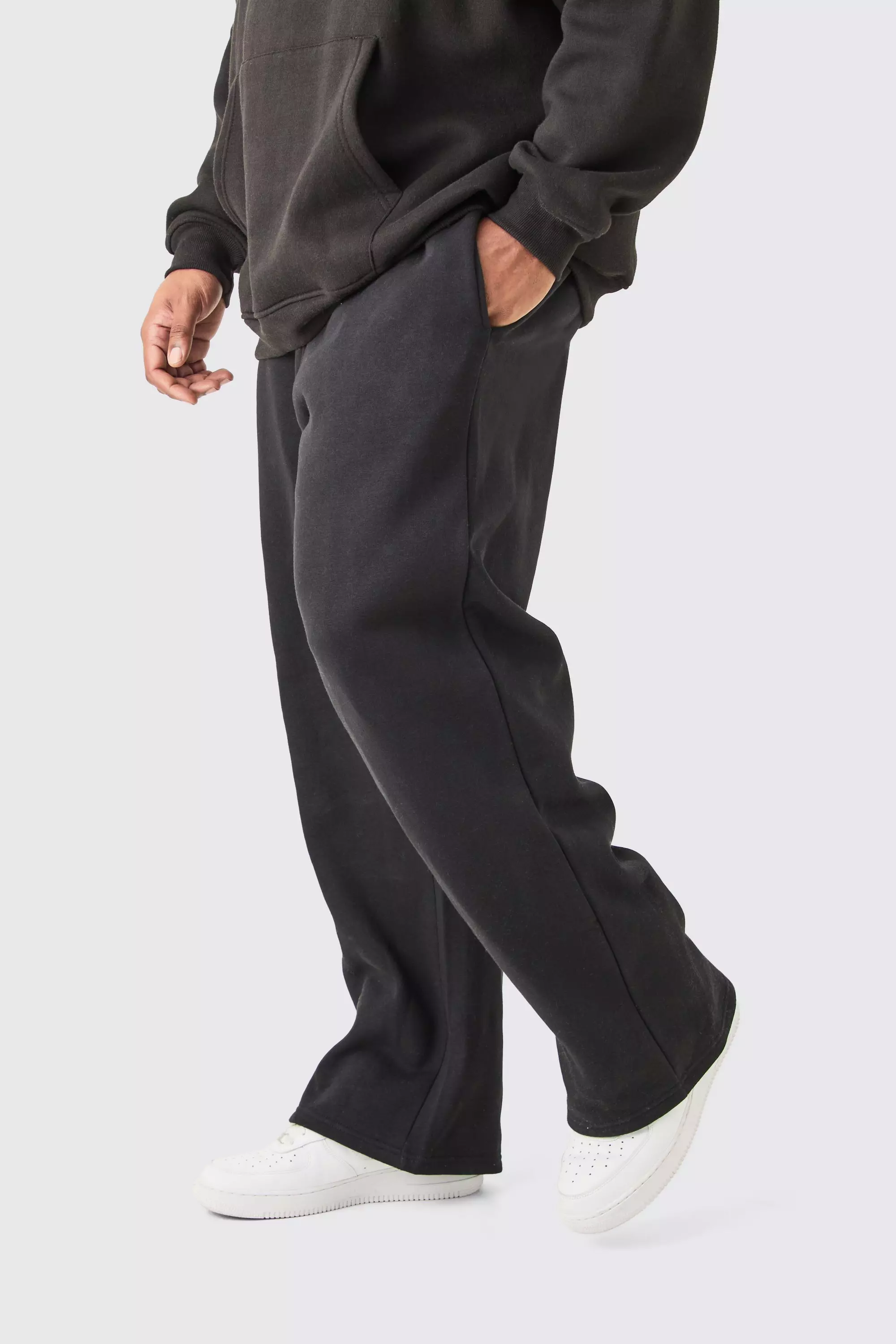 Plus Basic Relaxed Fit Jogger In Black alternative image