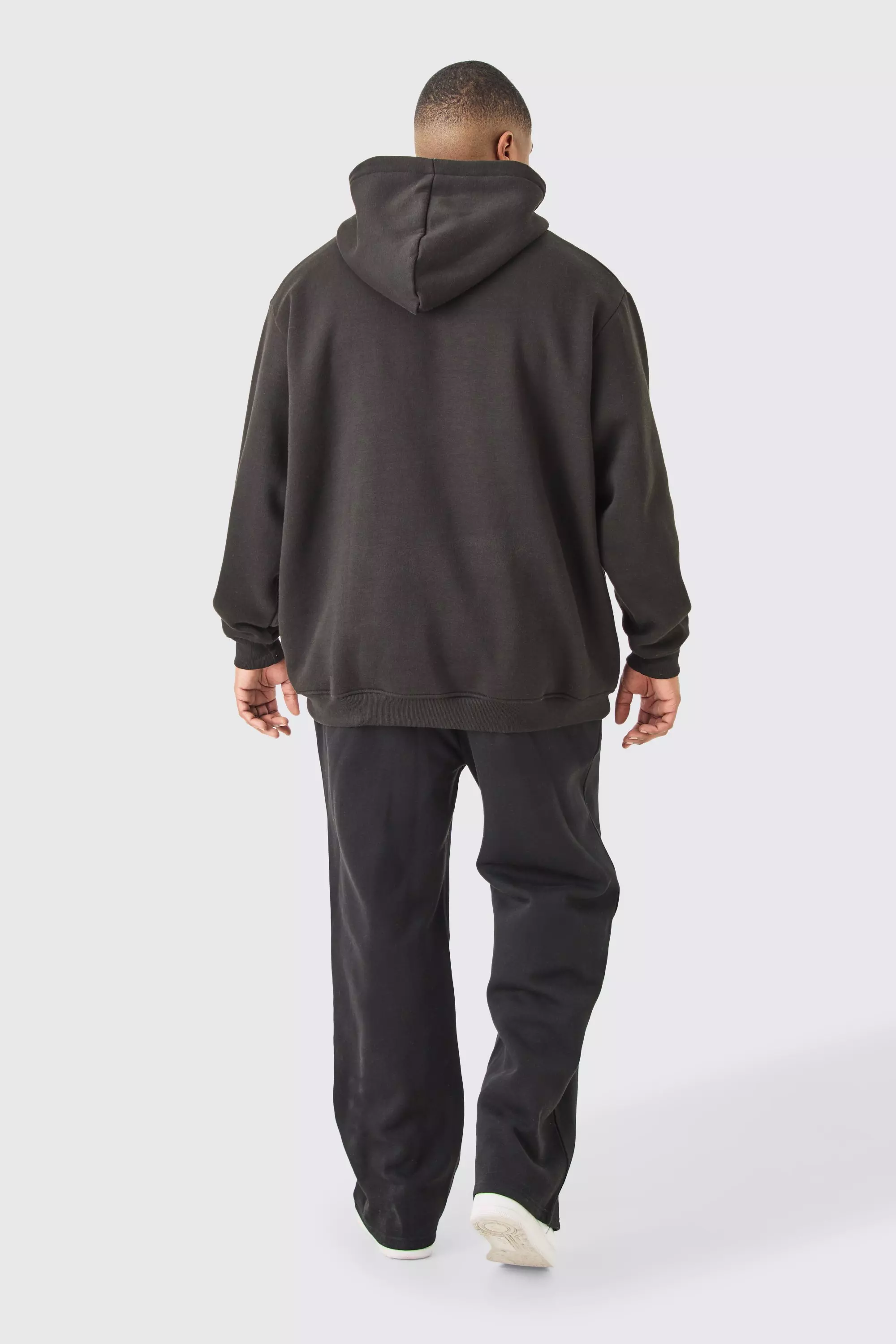 Plus Basic Relaxed Fit Jogger In Black alternative image