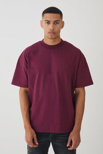 Burgundy Red Heavyweight T-shirt