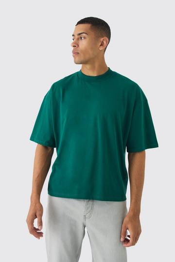 Oversized Boxy Heavyweight T-shirt forest