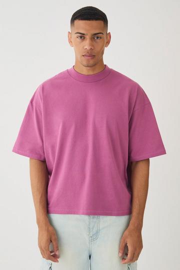 Pink Oversized Boxy Heavyweight T-shirt