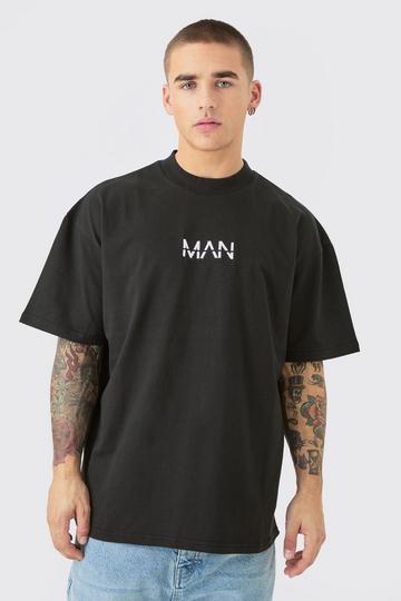 Man Dash Oversized Dik T-Shirt black