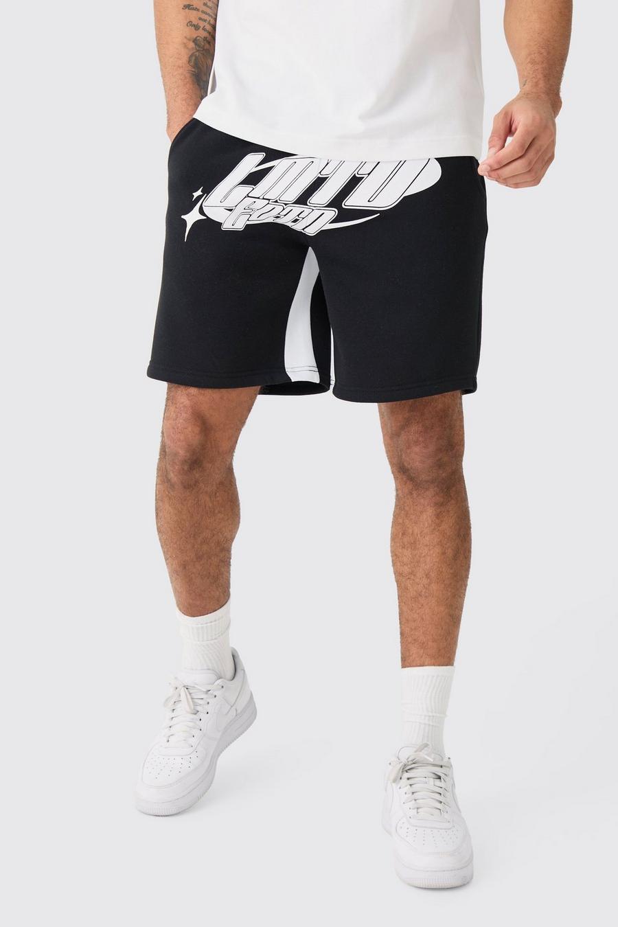 Black Relaxed Limited Edition Gusset Shorts image number 1