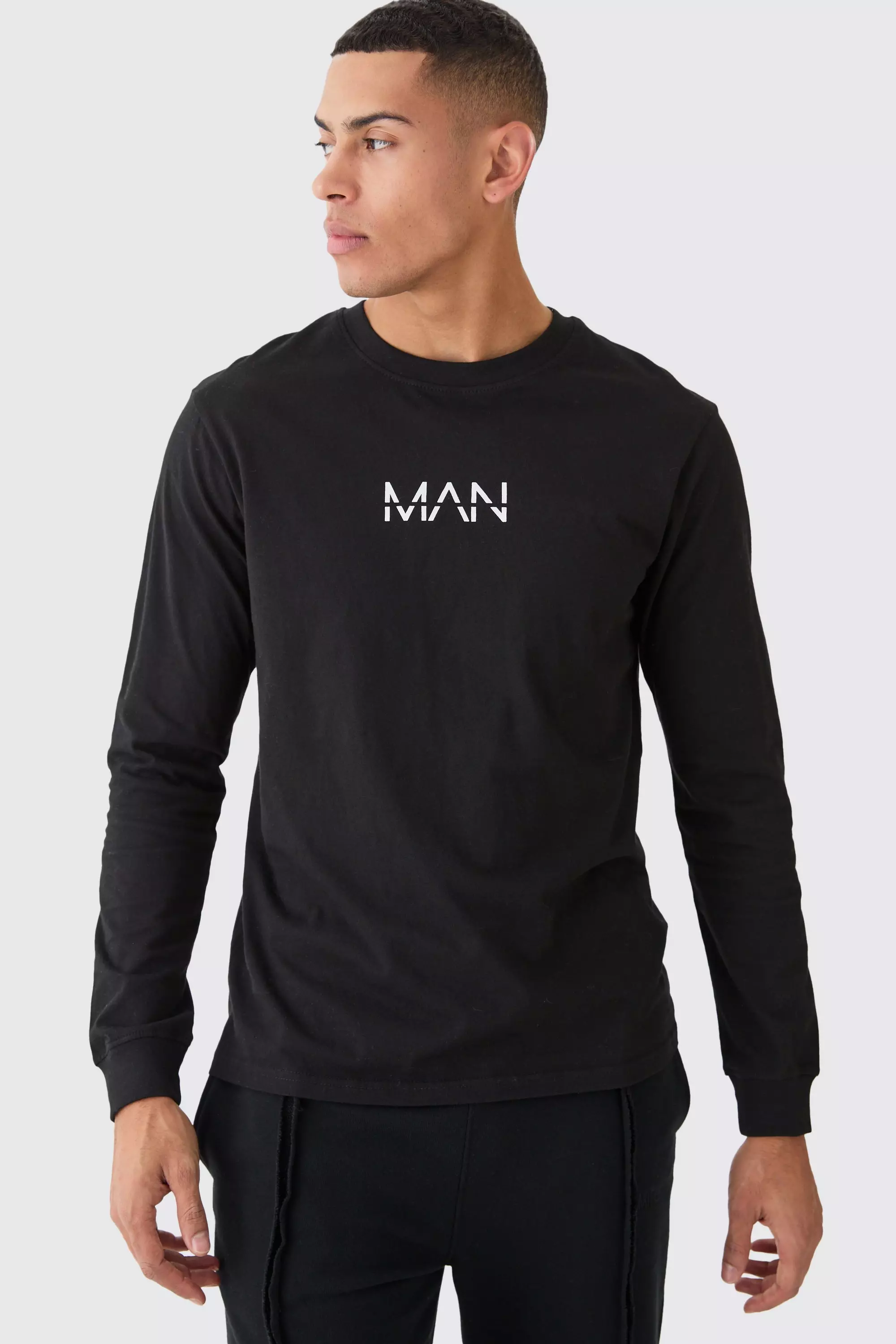 Black Man Dash Basic Long Sleeve T-shirt alternative image