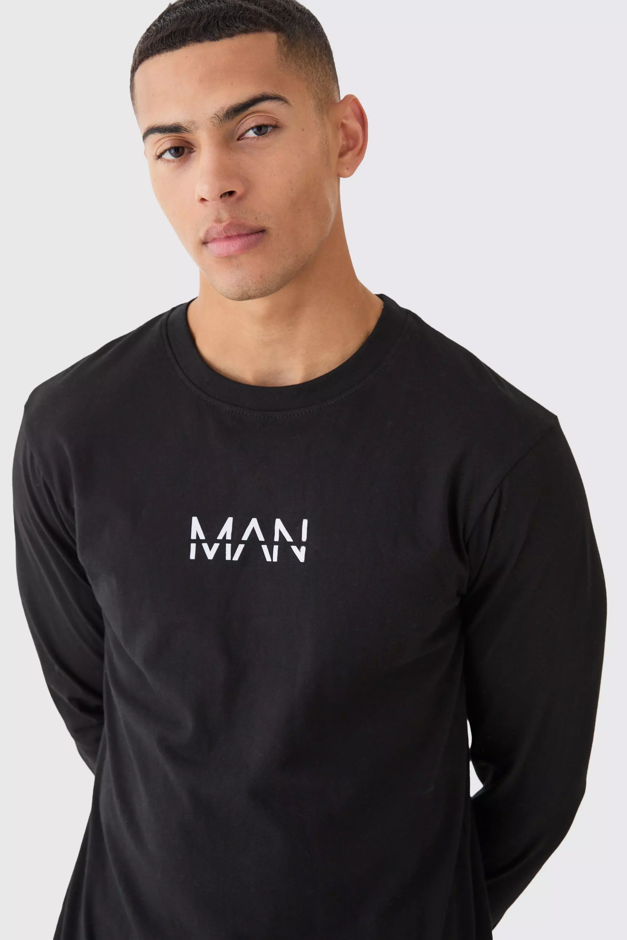 Black Man Dash Basic Long Sleeve T-shirt alternative image