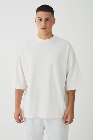 Oversized Half Sleeve Heavyweight T-shirt ecru