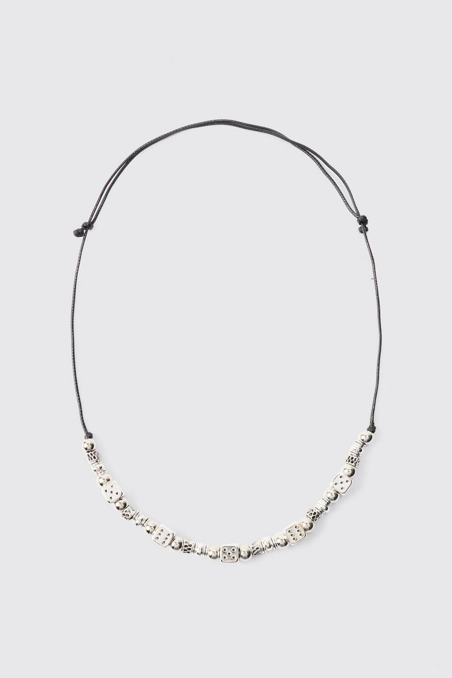Black Justerbart halsband med strass - Svart image number 1