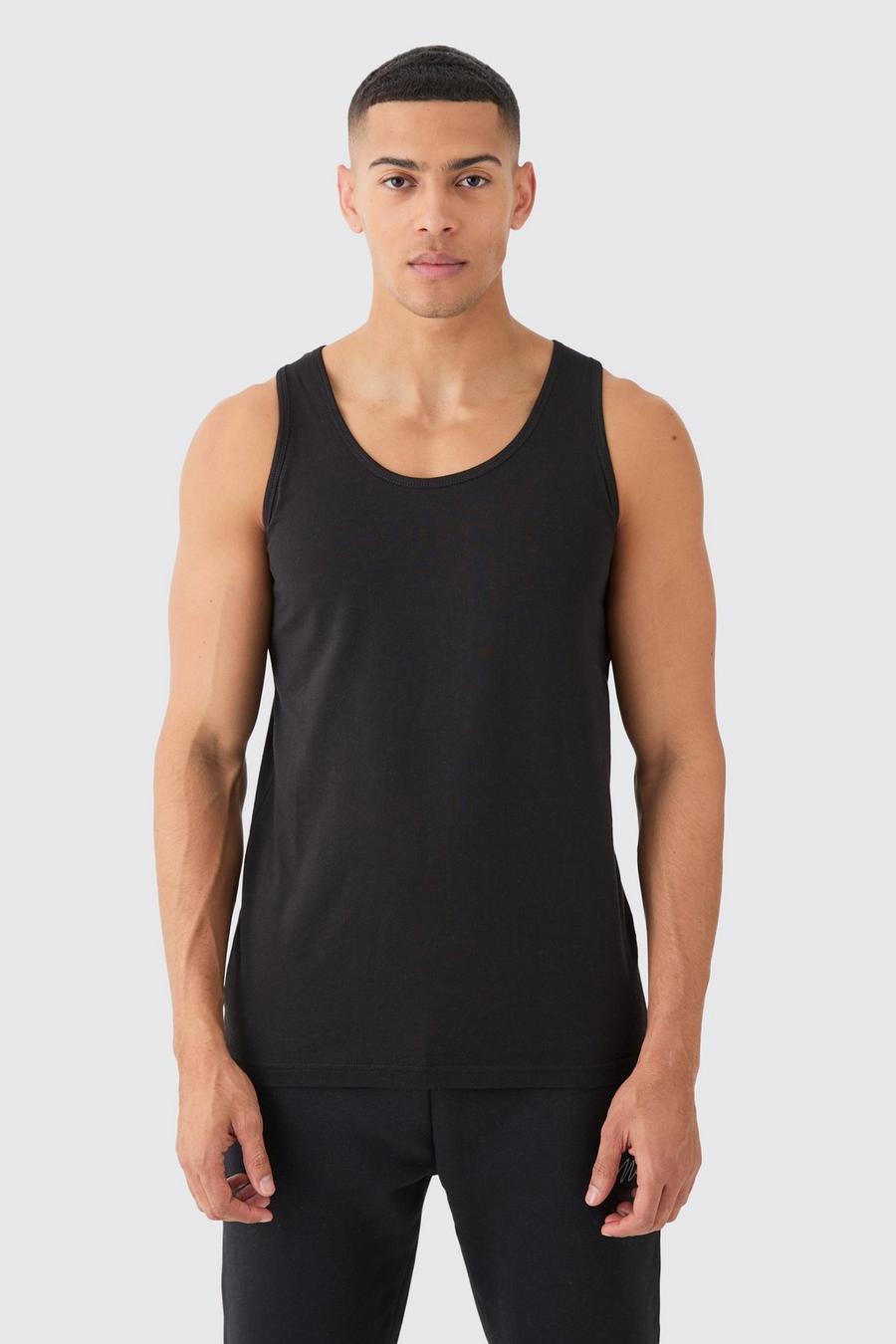 Black Basic Vest