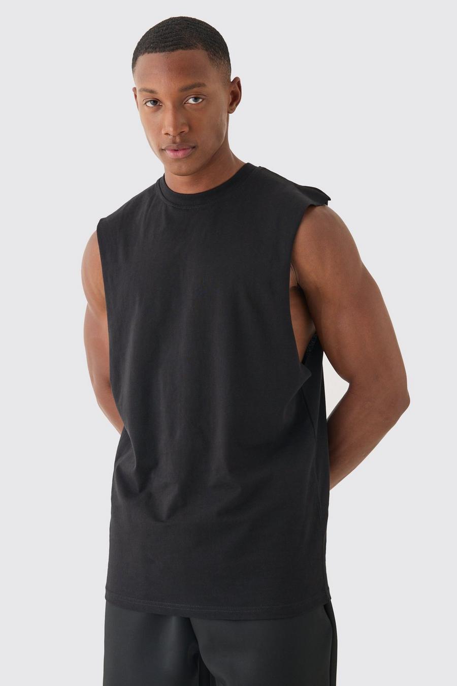 Black Nicce mirage chest print t-shirt in black