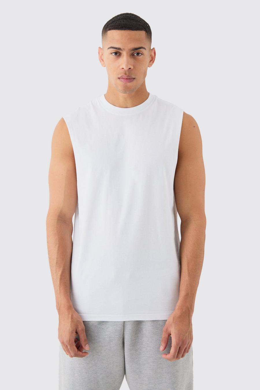 White Nicce mirage chest print t-shirt in black