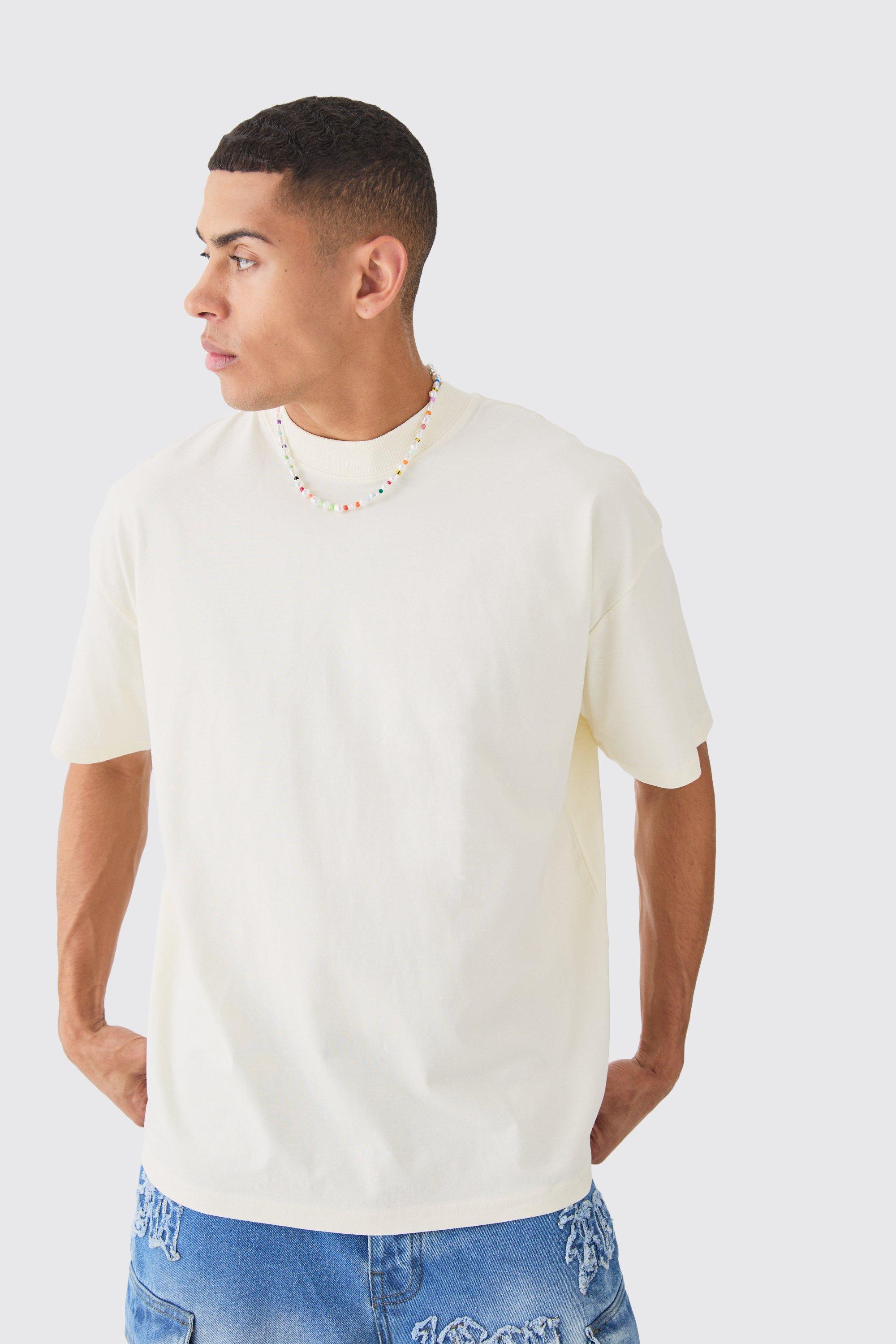 Oversized Pour Homme Graphic T shirt boohoo