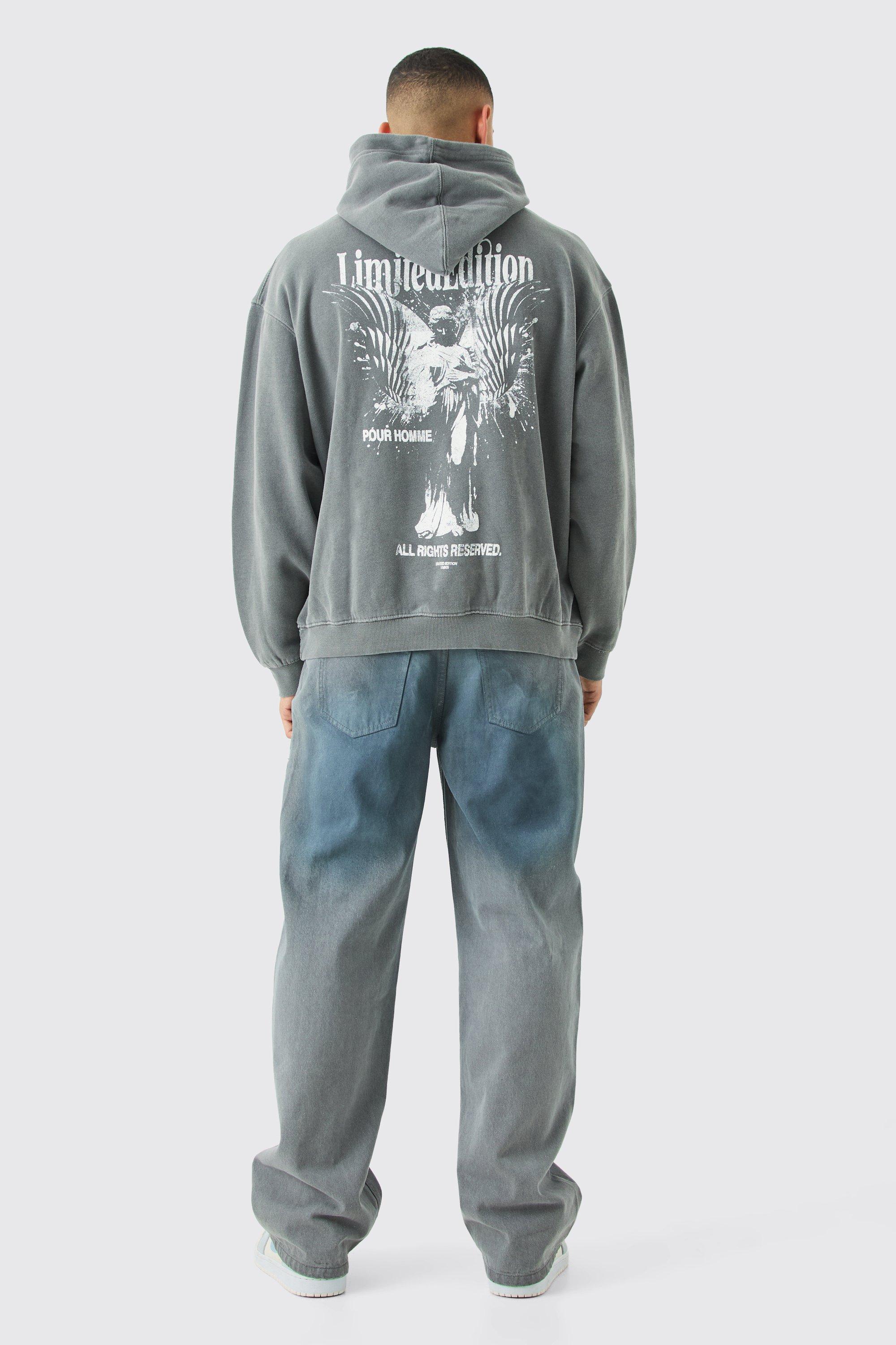 Stonewash angel online sweatshirt