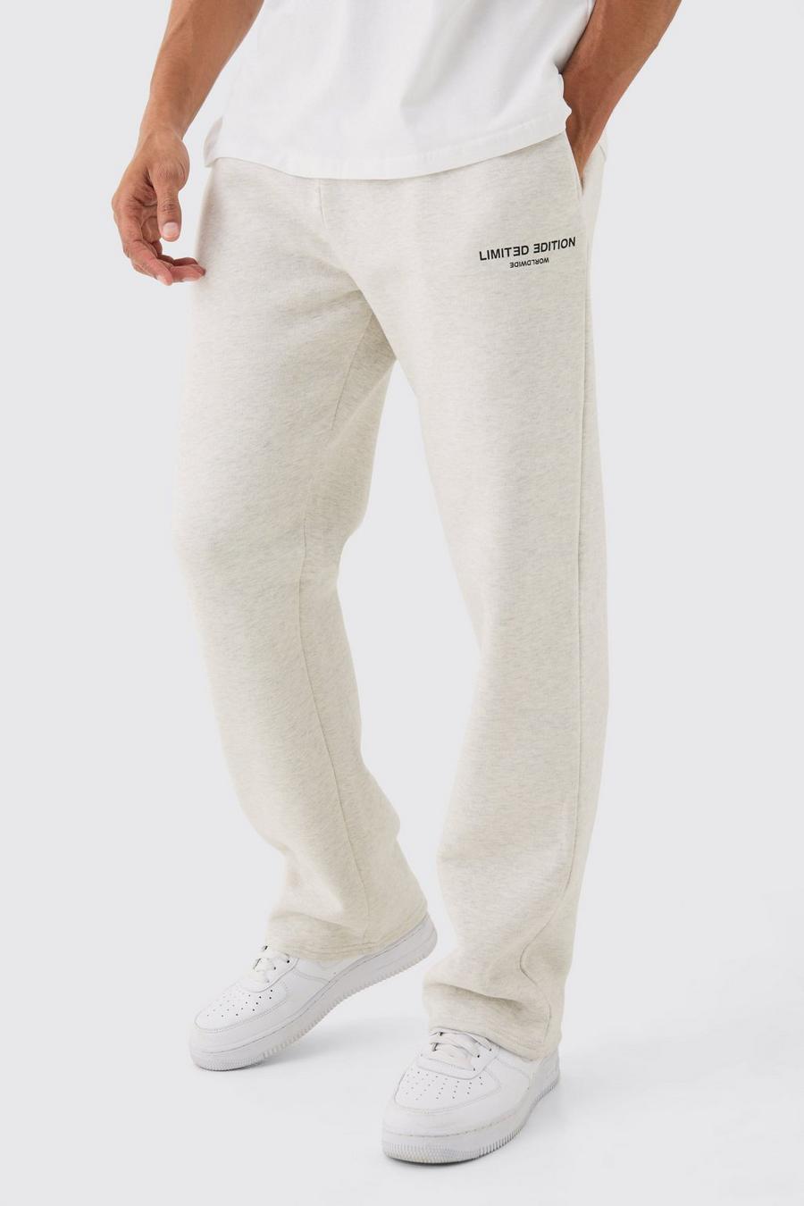 Grey marl Relaxed Fit Limited Jogger image number 1