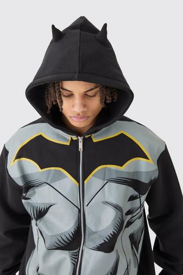 Oversized Gelicenseerde Batman Hoodie Met Rits black