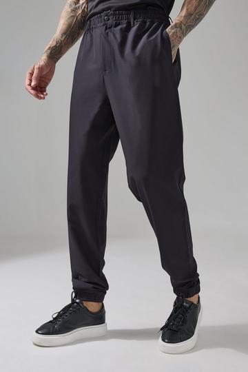 Tall Man Active Cuffed Golf Tapered Jogger black