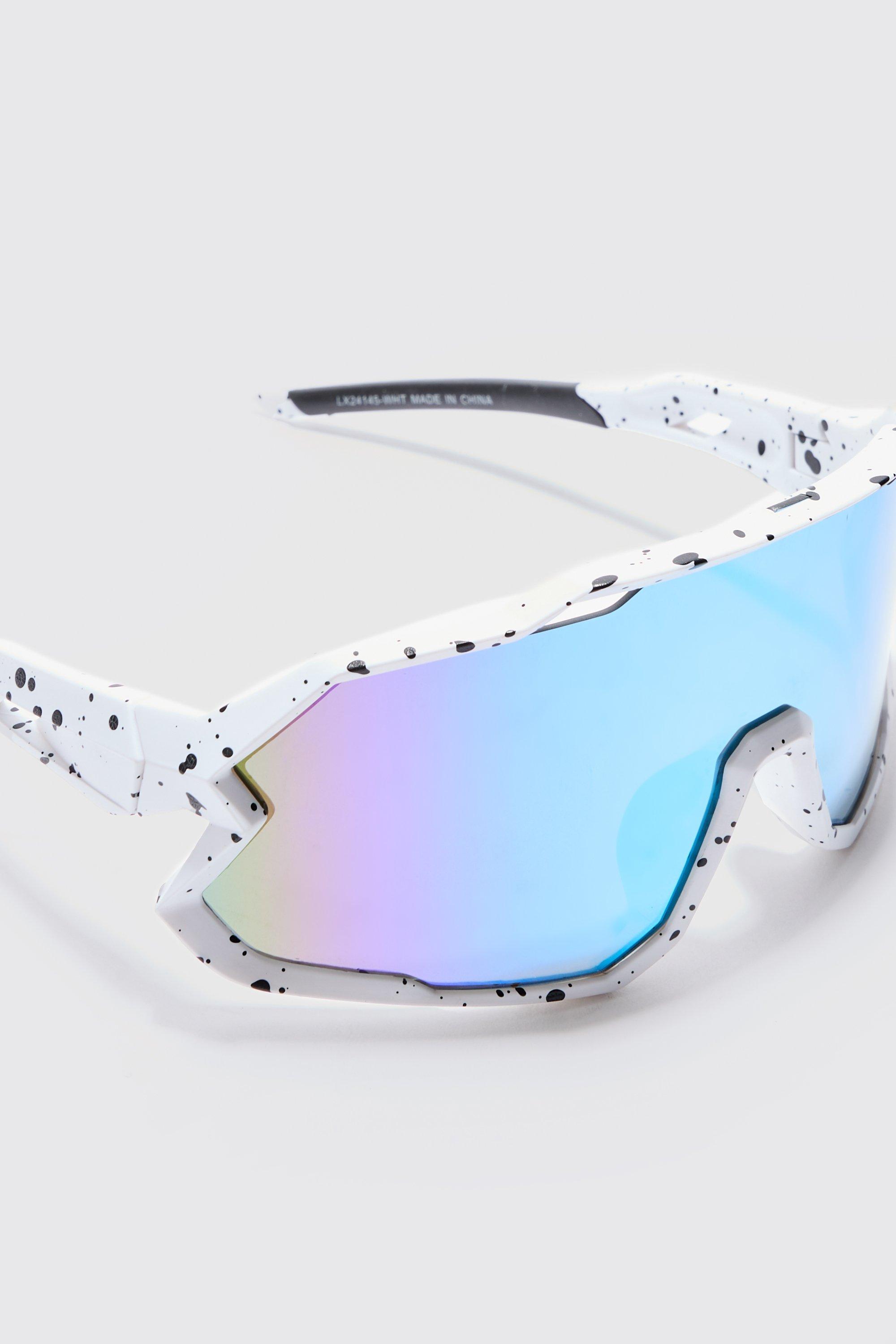 Mirrored visor sunglasses on sale