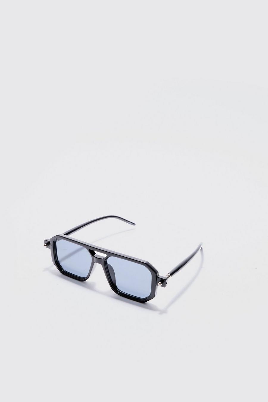 Schwarze Pilotenbrille, Black image number 1