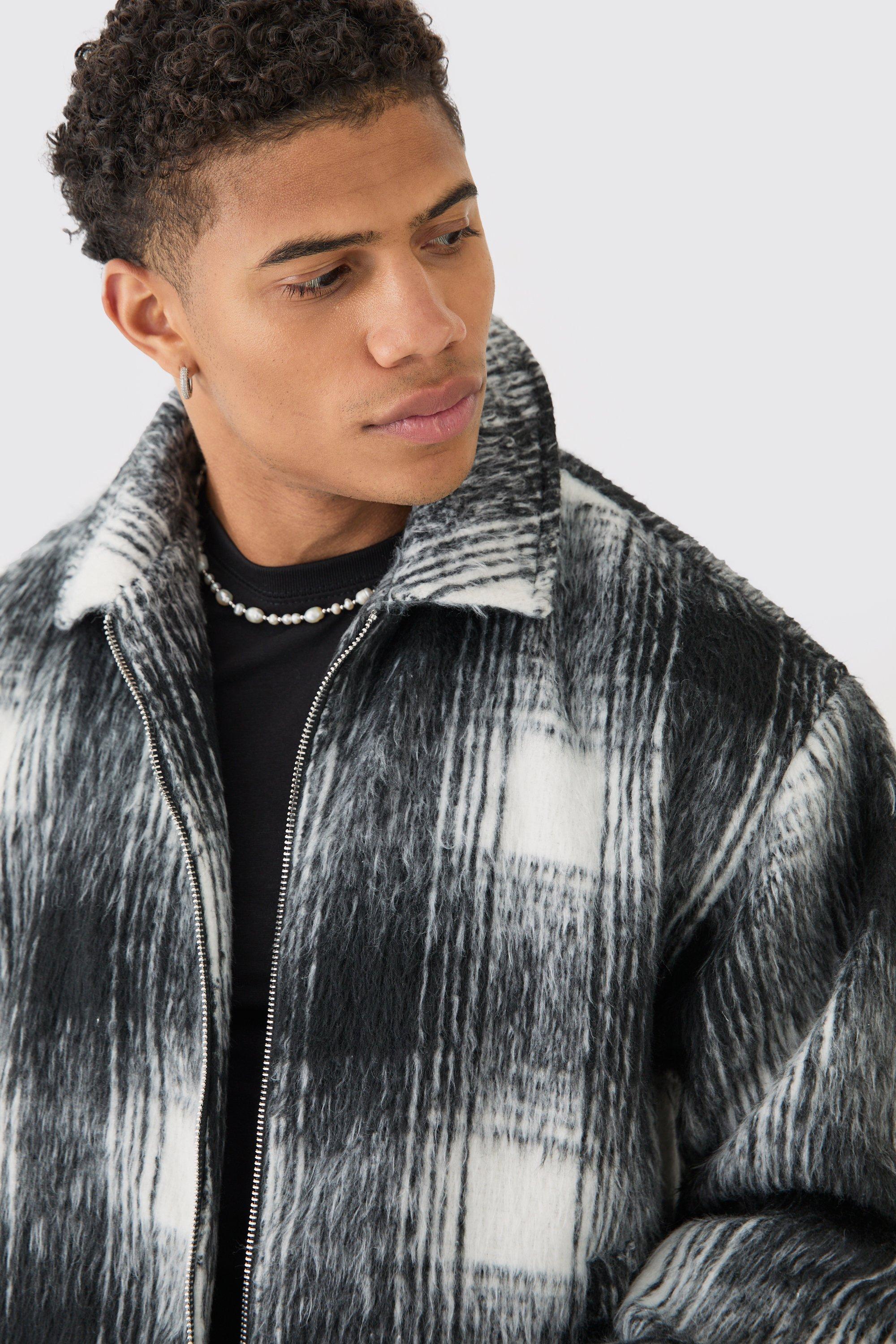 Collared harrington jacket store