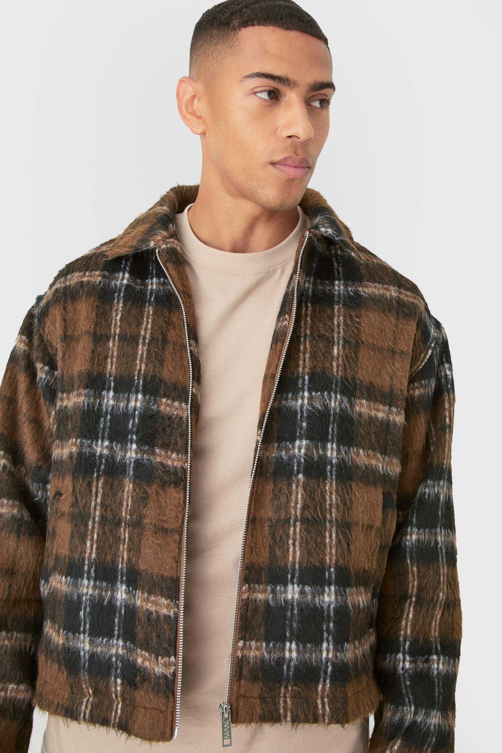 Plaid harrington jacket hotsell