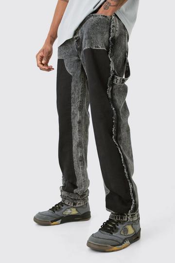 Tall Wash Straight Fit Carpenter Jean in Grey grey