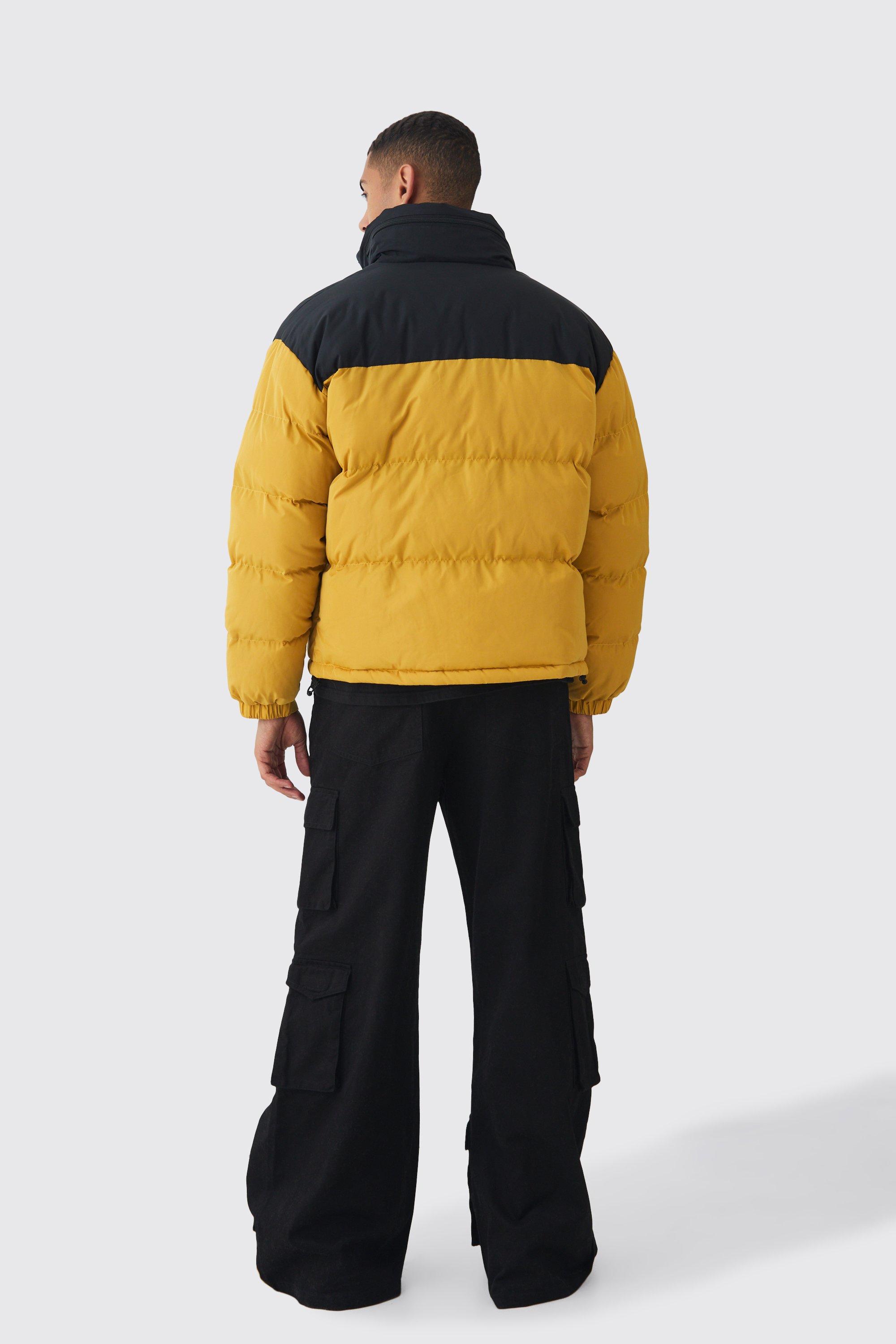 Piumino uomo senape best sale