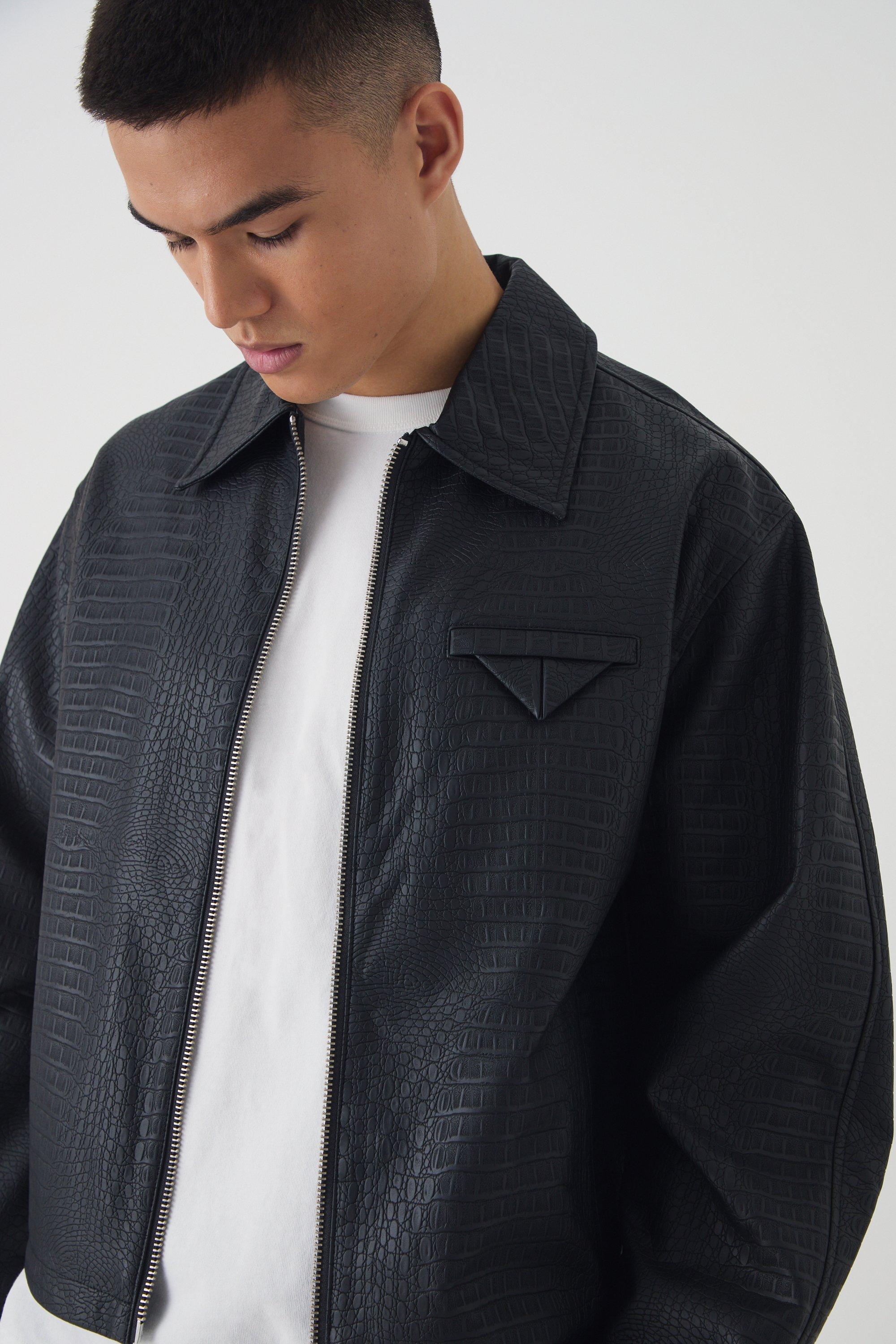 Collared bomber jacket hot sale