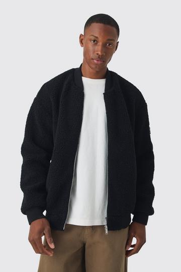 Bomber en polaire Ma1 noir black