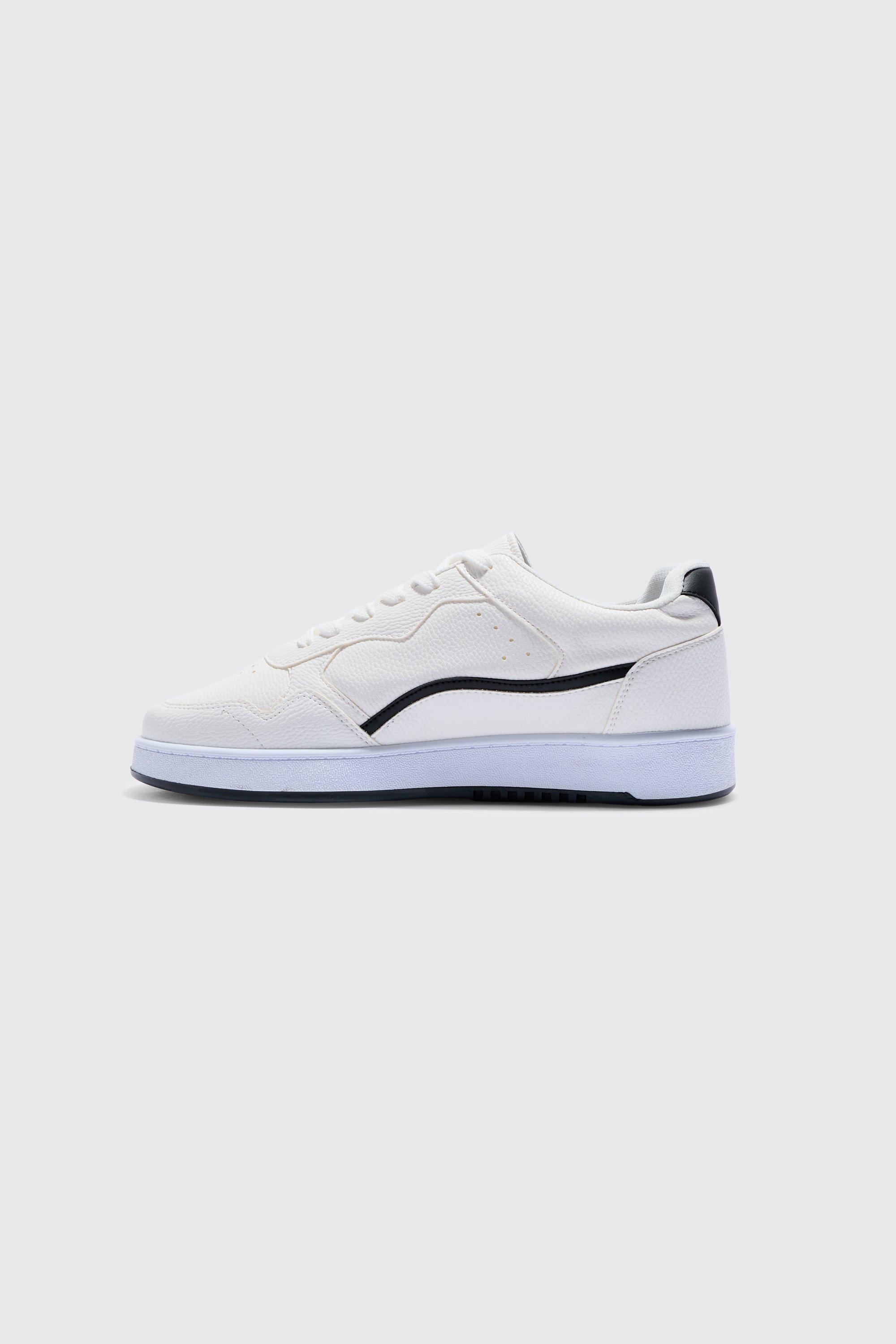 Boohoo mens white trainers shop