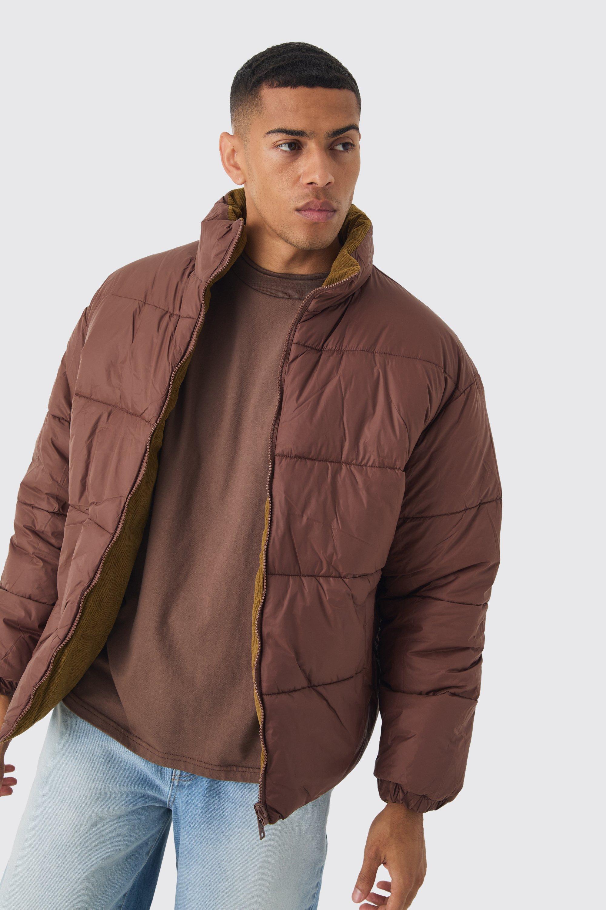 Nylon puffer jacket best sale