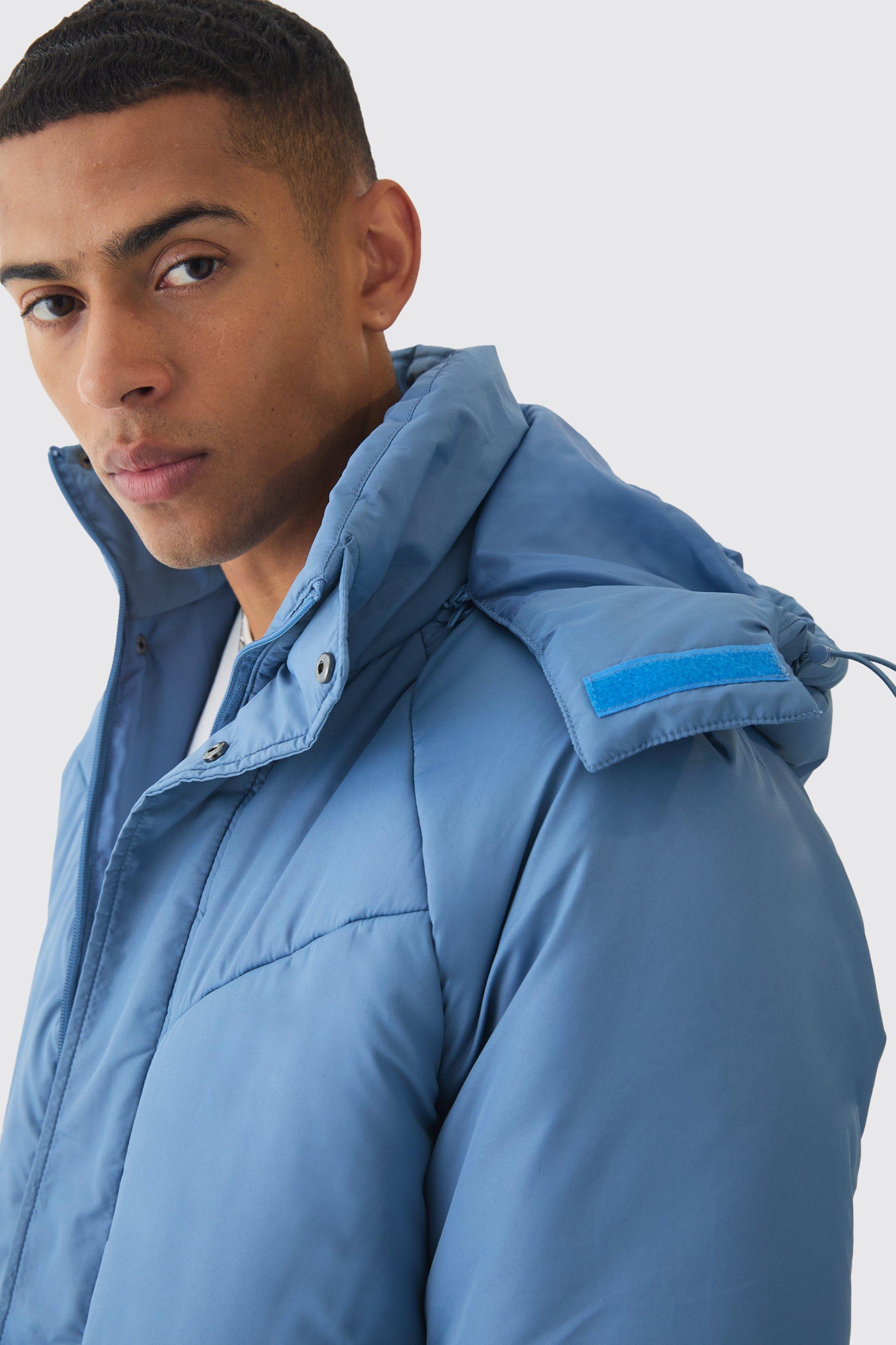 Blue bubble coat mens shop