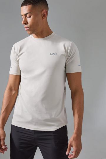 Man Active Performance T-shirt stone