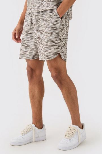 Relaxed Boucle Slub Short Length Volley Short neutral