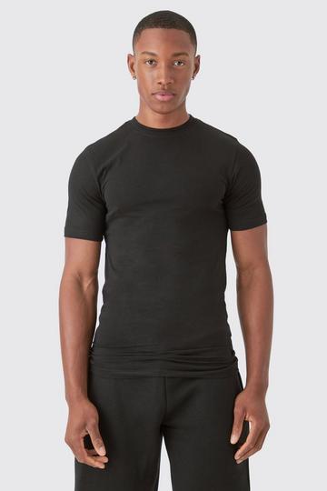 Basic Muscle Fit T-shirt black
