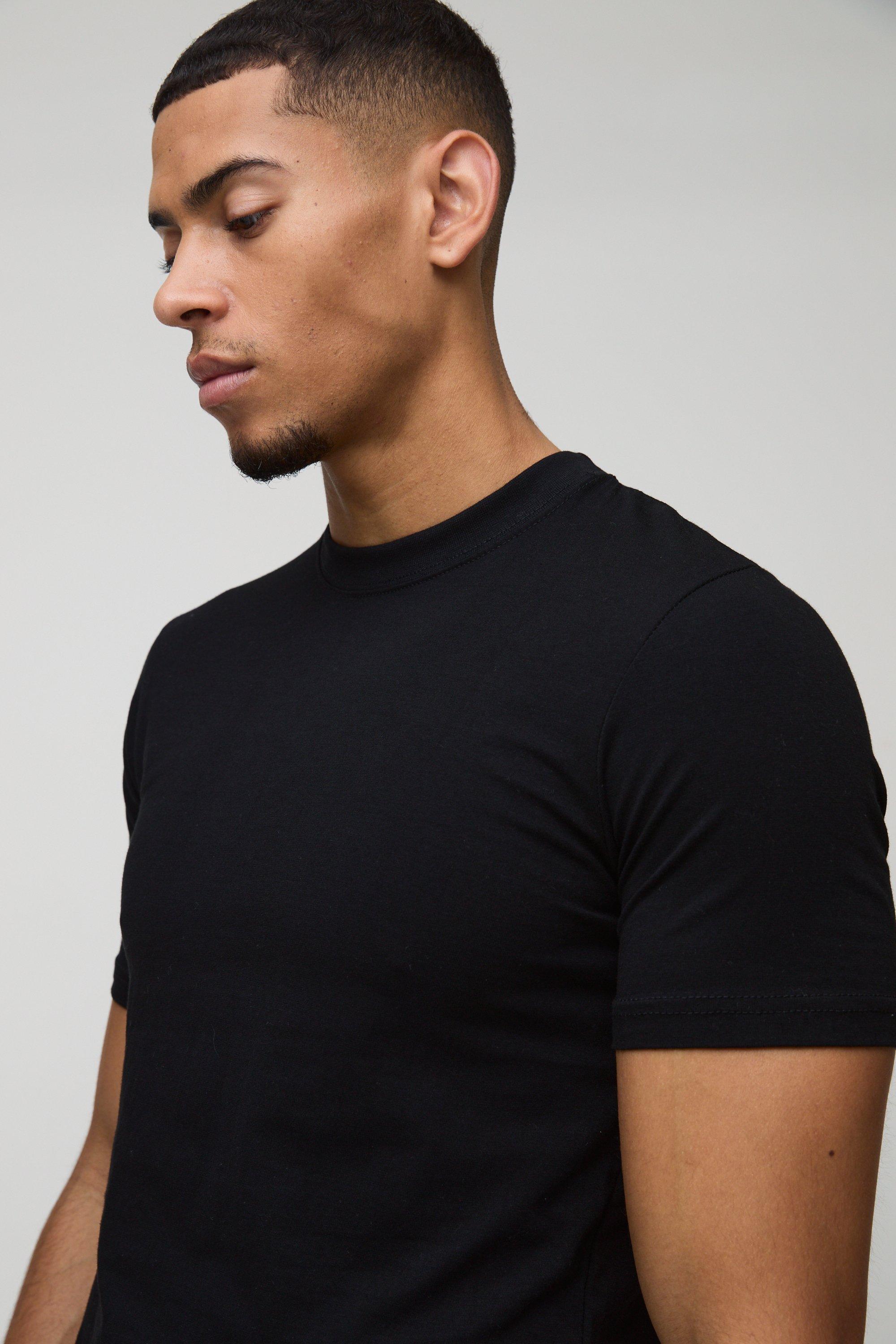 Basic Muscle Fit T Shirt