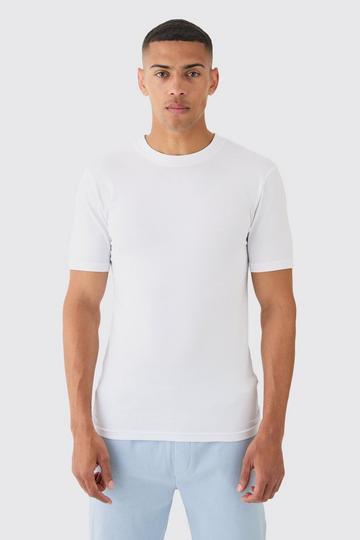 Basic Muscle Fit T-shirt white
