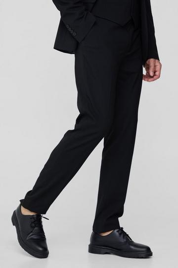 Black Tall Essential Slim Fit Suit Trouser In Black